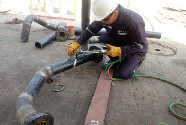 Instalación y Armado del sistema de tuberías Osmosis inversa BAP. Unión